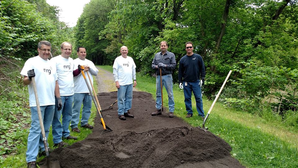 New Topcoat on Jim Mayer Riverswalk Trail - Cambria County Conservation ...